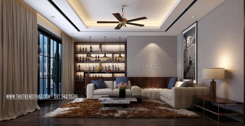 Thiết kế nhà phố, chung cư, biệt thự với tông màu trung tính mang lại sự ấm cúng và sang trọng