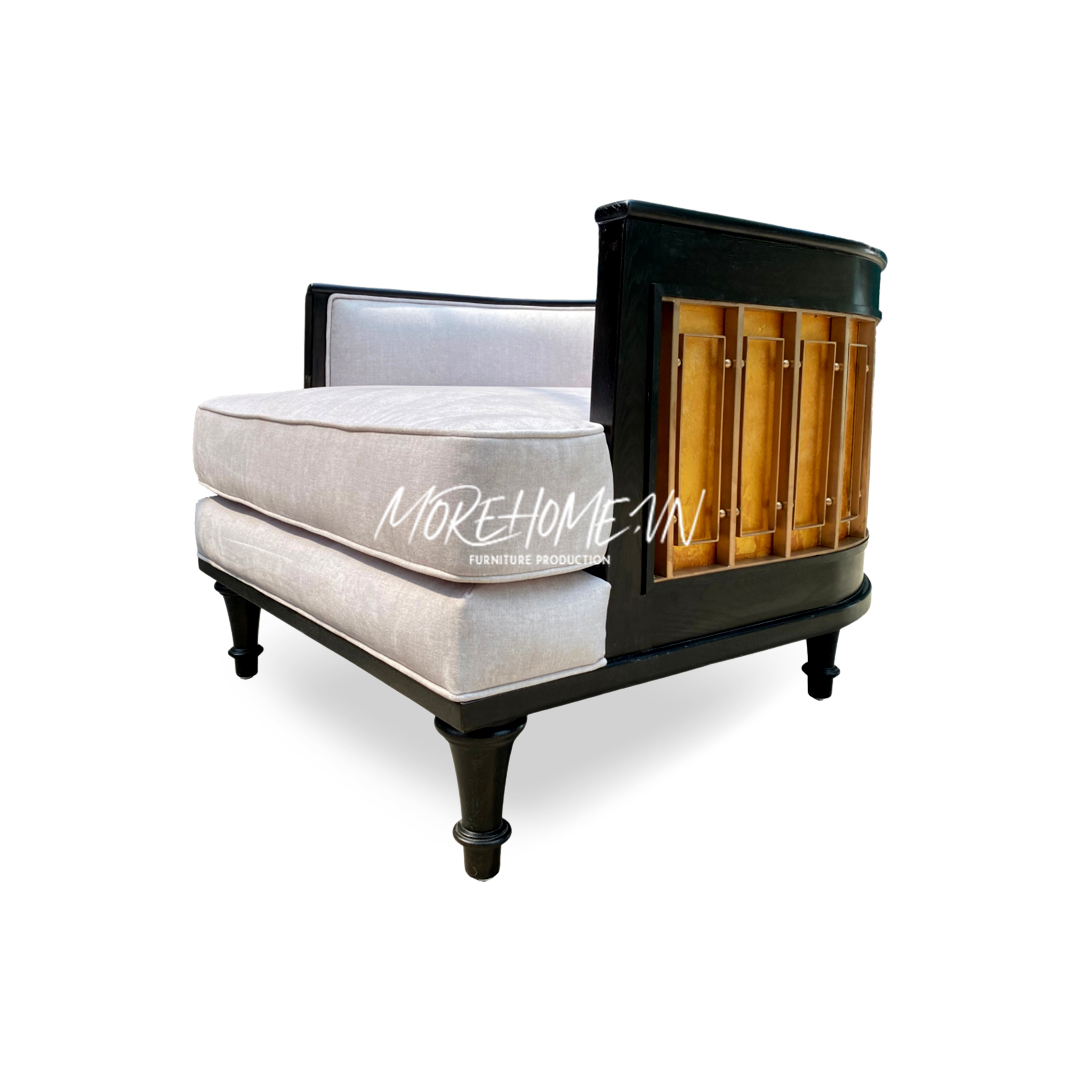 Sofa đơn phong cách Indochine đẹp cho biệt thự, nhà phố