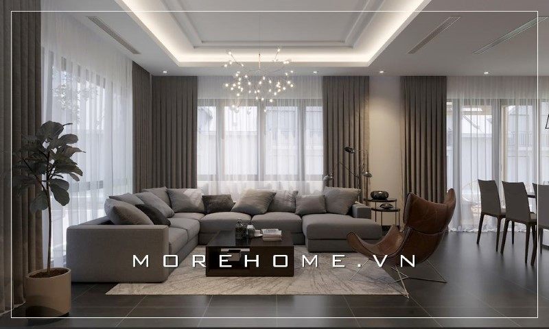 Một phòng khách được thiết kế với đầy đủ mọi nội thất tiện nghi luôn là mơ ước của rất nhiều hộ gia đình.